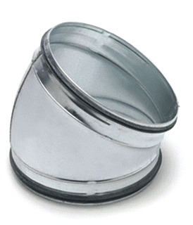 Spiralo K-L gep bocht 30° 125mm